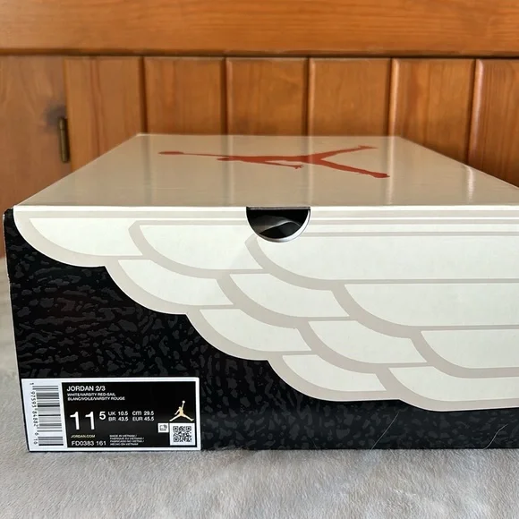 Jordan 2/3 Varsity Red-Sail Size 11.5 SKU FD0383-161 - Picture 8 of 8